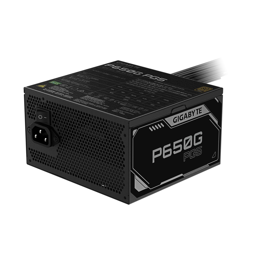 GIGABYTE GP-P650G PG5, 650W, 80+ GOLD, GAMING Power Supply
