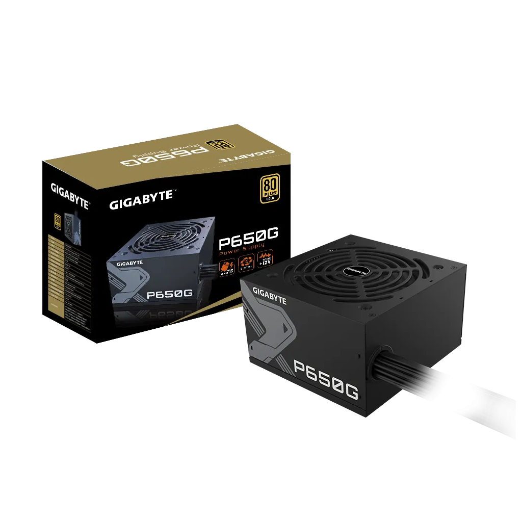 GIGABYTE GP-P650G, 650W, 80+ GOLD, GAMING Power Supply