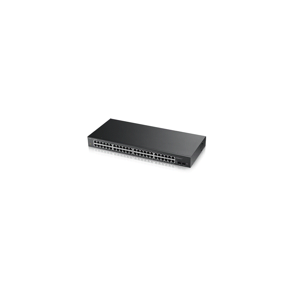 ZyXEL GS1900-48, 48Port Gigabit, +2Port GigaBit SFP, Yönetilebilir, Rackmount Switch