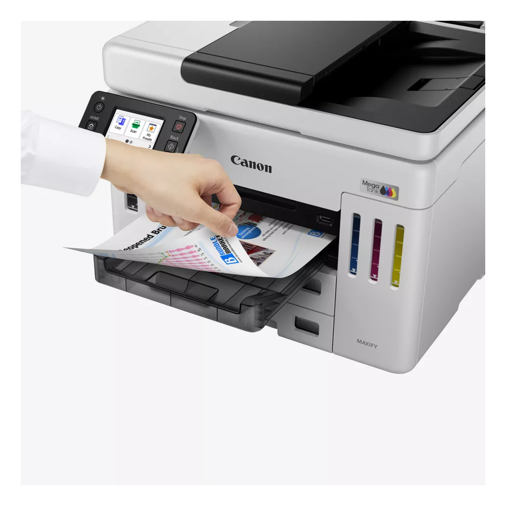CANON MAXIFY GX7140, Renkli, Mürekkep Mega Tanklı, Yazıcı, Tarayıcı, Wifi, Lan, Duplex, ORİJİNAL MÜREKKEP