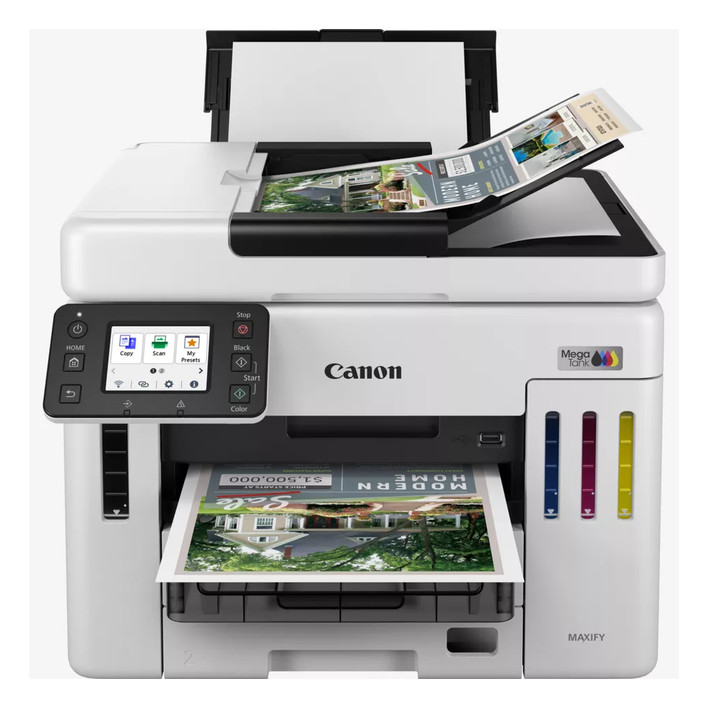 CANON MAXIFY GX7140, Renkli, Mürekkep Mega Tanklı, Yazıcı, Tarayıcı, Wifi, Lan, Duplex, ORİJİNAL MÜREKKEP