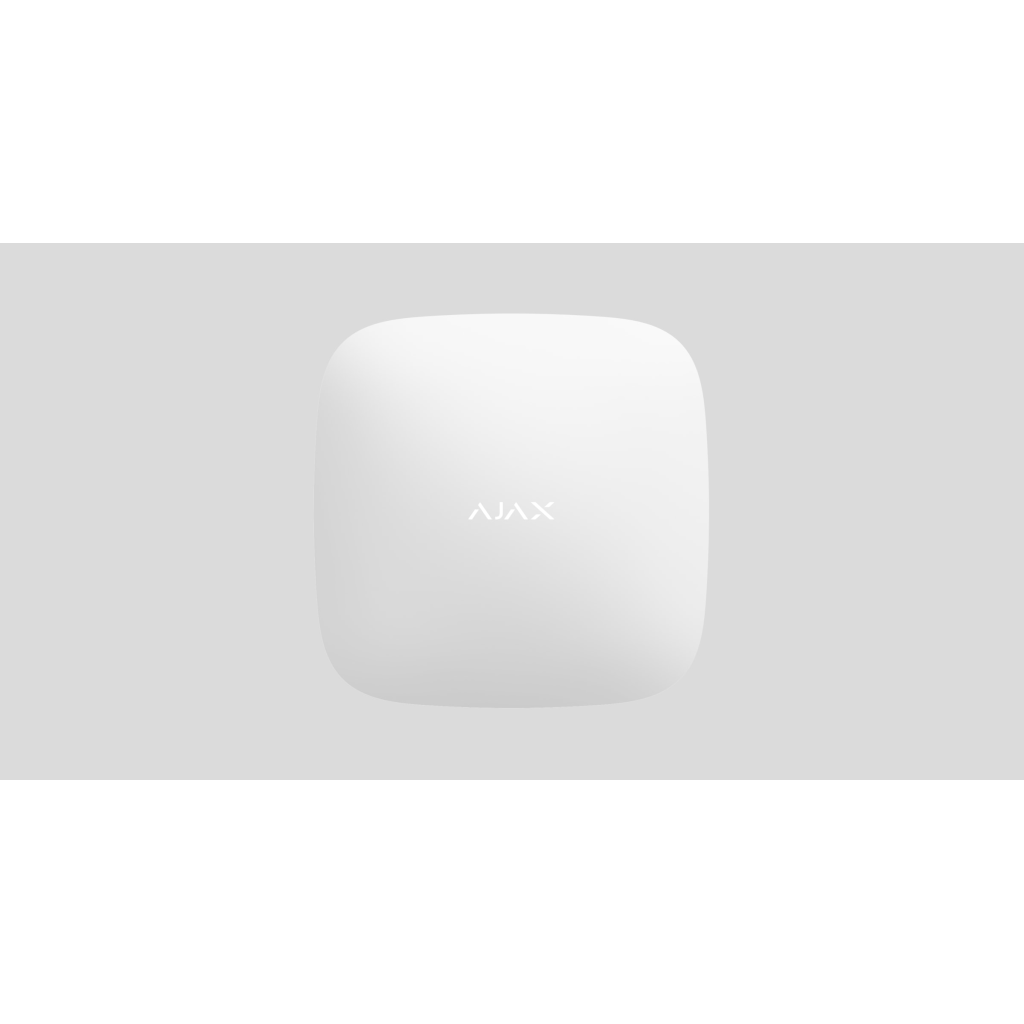 AJAX Hub2 Plus, Kablosuz, Görsel Doğrulamalı, Alarm Paneli, Beyaz