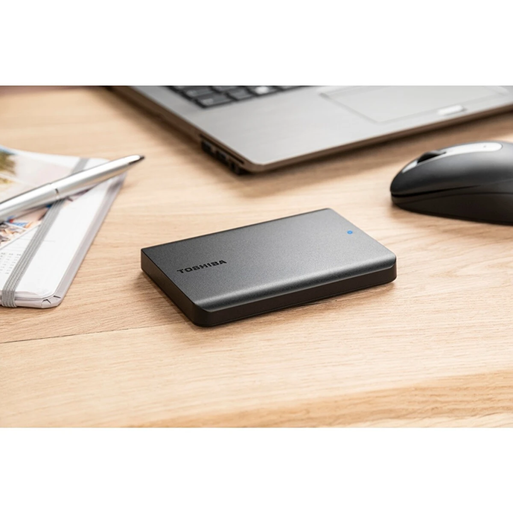 TOSHIBA HDTB510EK3AA, Canvio Basic, 1TB, 2.5&quot; USB 3.2, Taşınabilir, Harici HDD, (Black)