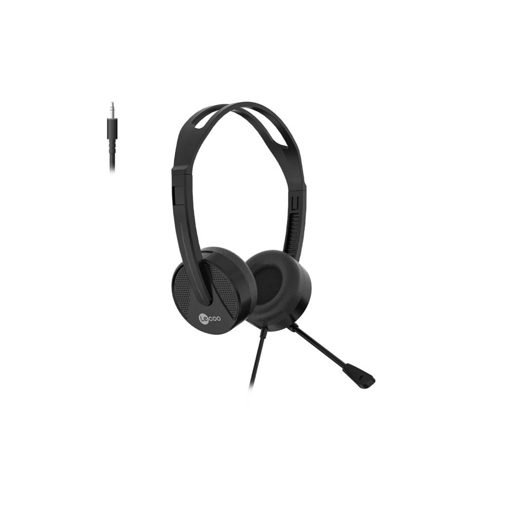 LECOO HT106, 3,5mm Jac, Çağrı Merkezi, Ofis, Toplantı, Konuşmacı Tipi, Microfonlu Kulaklık