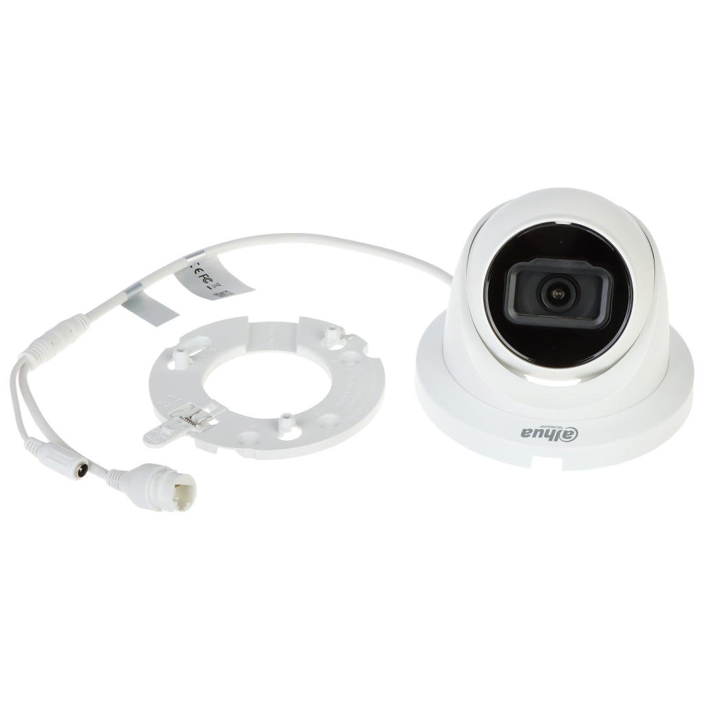 DAHUA IPC-HDW2841TM-S-0280B 8Mpix,  2,8mm Sabit Lens, H265+, 30Mt Gece Görüşü, Dahili Mikrofon, Starlight, IP67,  PoE Dome IP Kamera