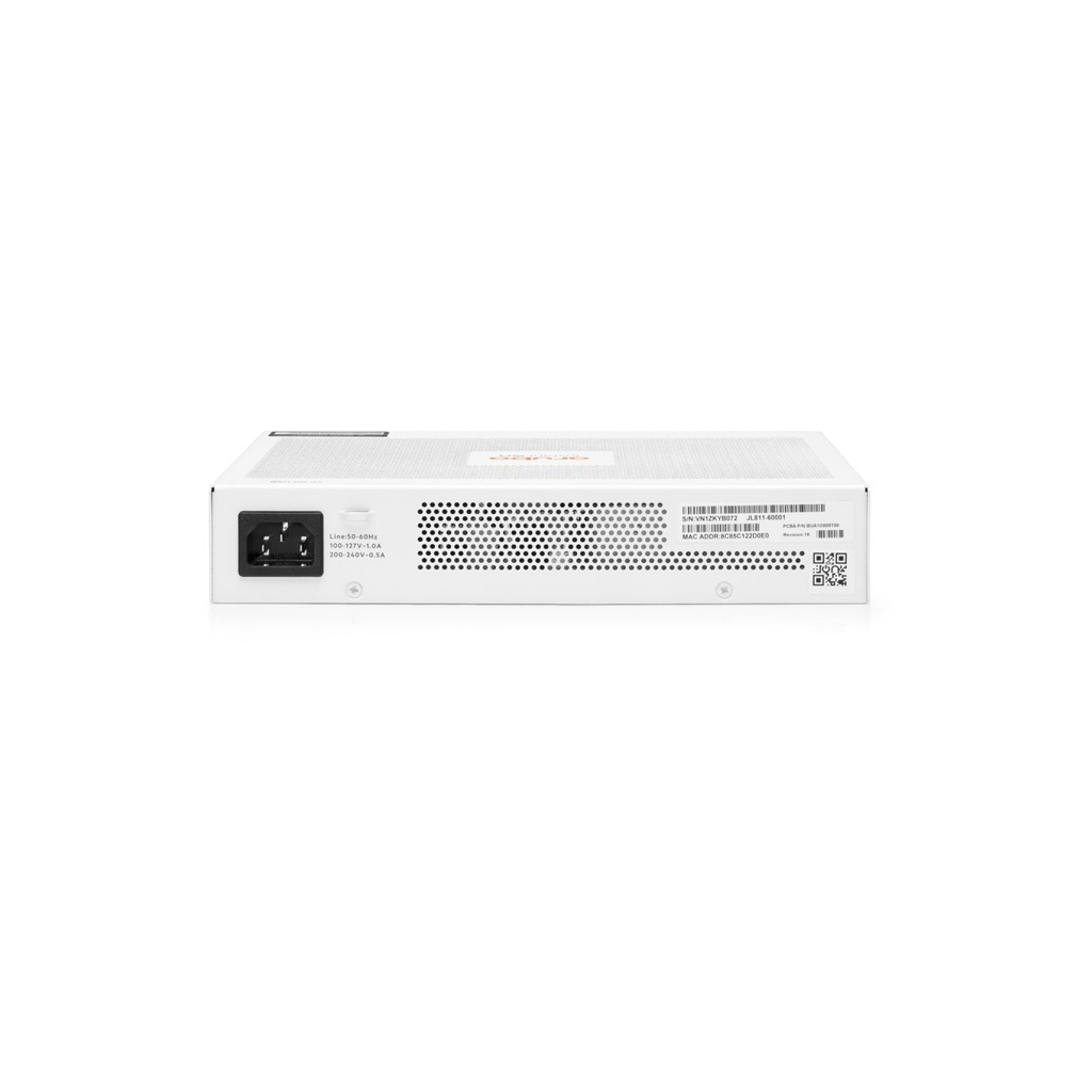 HP Aruba Instant On JL811A  1830-8G, 8Port,  GigaBit, 4 Port PoE, 65W, Yönetilebilir, Rackmount Switch