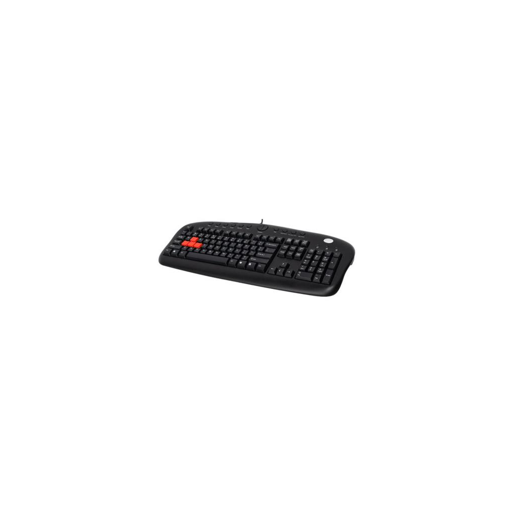 A4 TECH KB-28G, Siyah, USB Kablolu, Türkçe Q, Multimedya KLAVYE