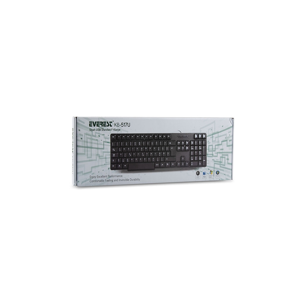 EVEREST KB-517U F Standart KLAVYE USB (S)