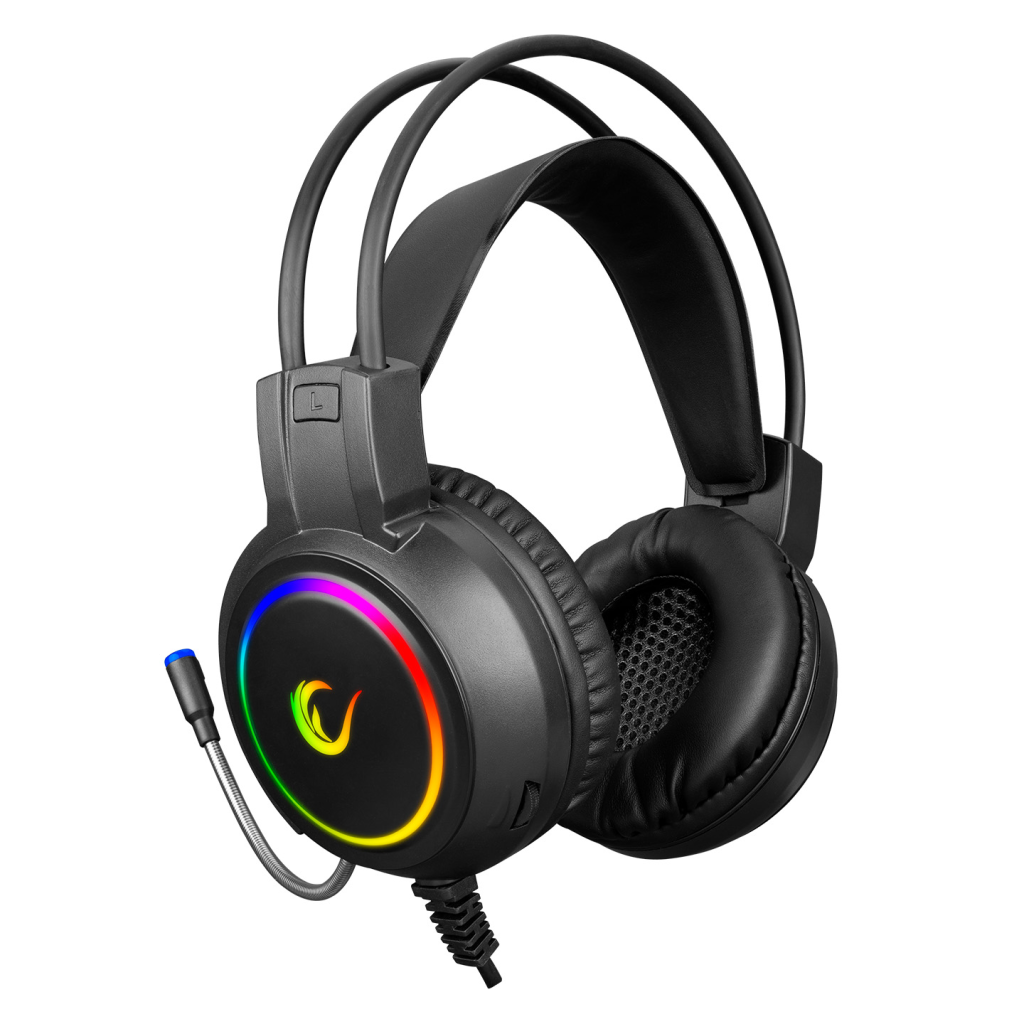 RAMPAGE KM-404, ARGENTI, Rainbow Işıklı, Türkçe Q, USB Kablolu, Gaming, Klavye, Mouse, Kulaklık, Mousepad Set