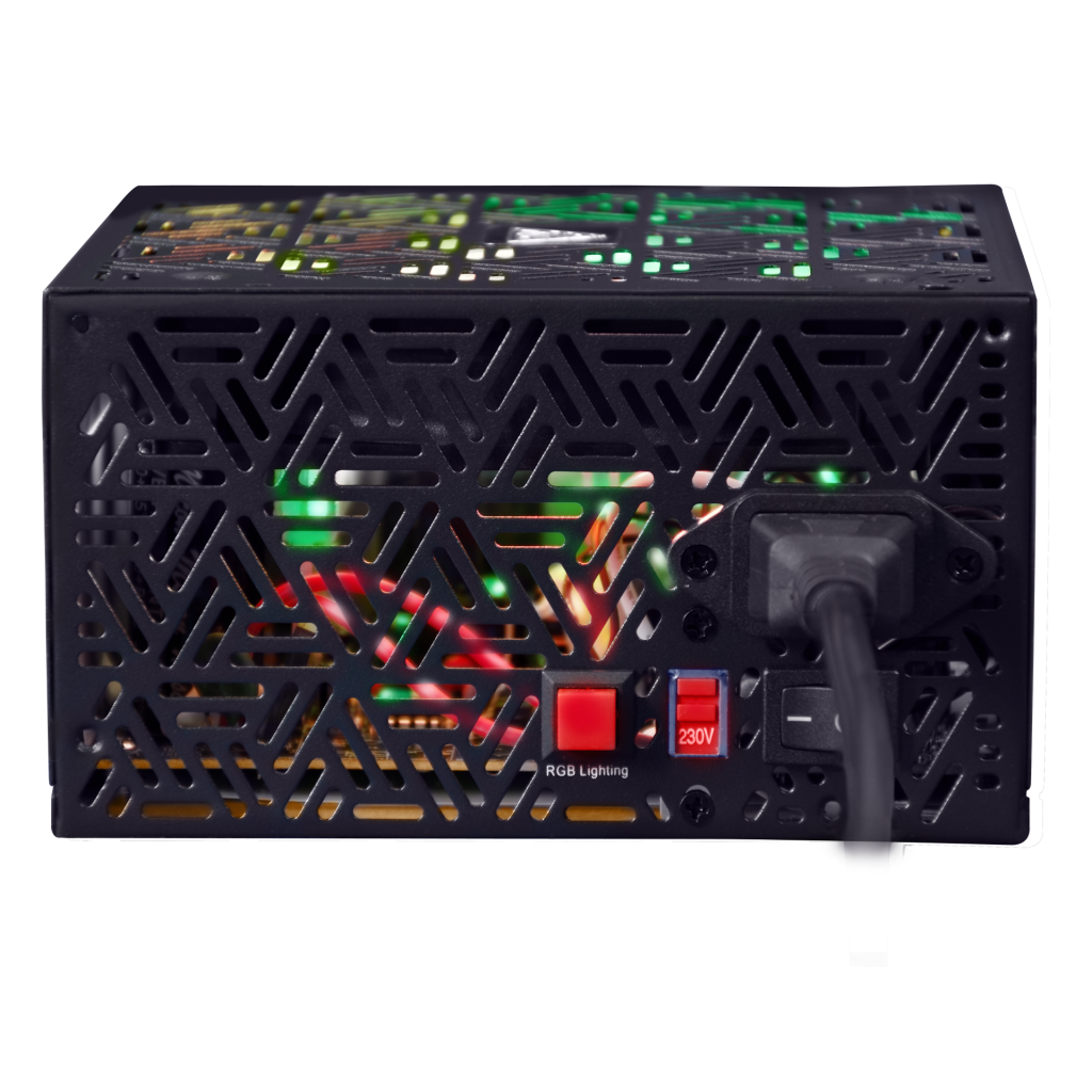 GAMDIAS KRATOS E1-600, 600W, RGB, GAMING, ATX, Power Supply (PSU)