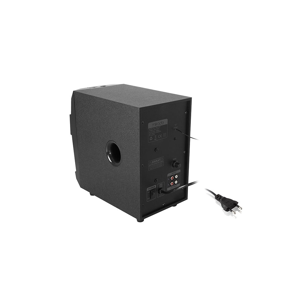 MIKADO MD-671BT, 40W, 2+1, Masaüstü, FM/BT/SD/USB, Siyah Kasa, Speaker