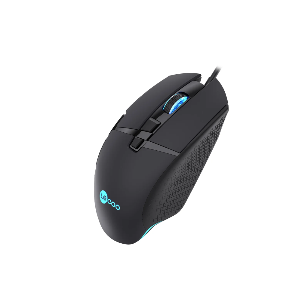LECOO MG1101, USB Kablolu, 8 Tuşlu, Gaming Mouse, 6.400 DPI, Siyah