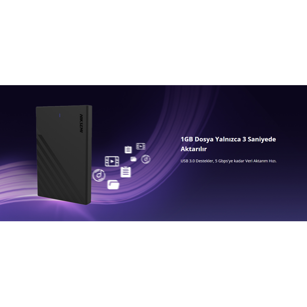 HIKSEMI MHB201, 2TB, 2.5&quot;, USB 3.0, 5Gbps, Taşınabilir Harici SSD