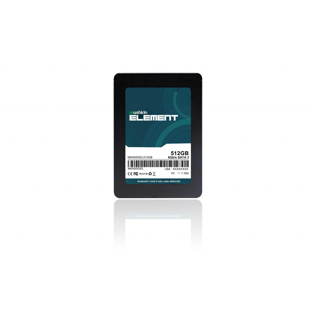 Mushkin ELEMENT, 512GB, 500-450Mb/s, 2.5&quot;, SATA3, SSD (MKNSSDEL512GB)