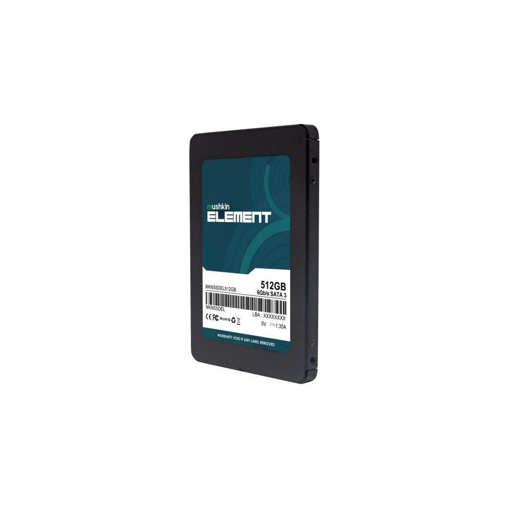 Mushkin ELEMENT, 512GB, 500-450Mb/s, 2.5&quot;, SATA3, SSD (MKNSSDEL512GB)