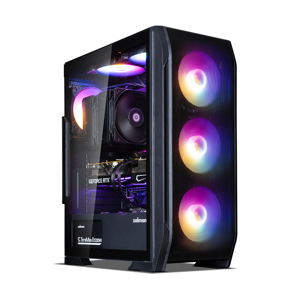ZALMAN N7 Plus V2, 700W 80+, Mesh Panel, Tempered Glass, 6x120mm RGB Fan, ATX GAMING KASA