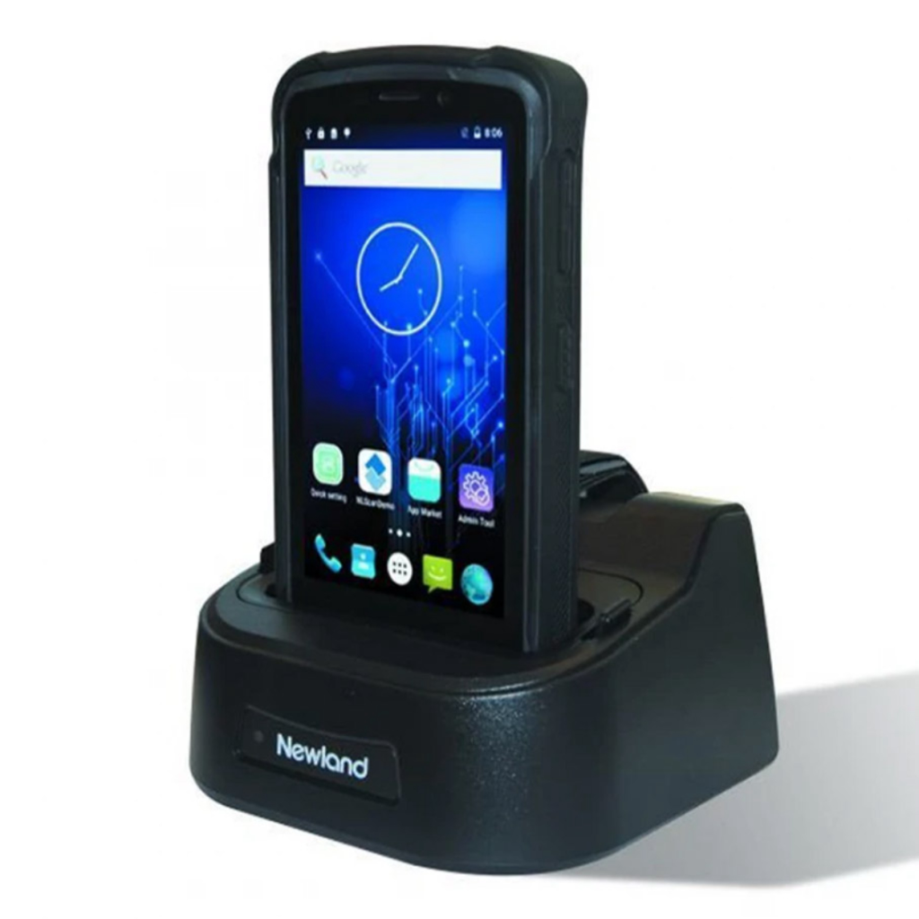 NEWLAND MT90-W4-CM30-DO, Android 13, WiFi, Bluetooth, 3 GB RAM, 32 GB ROM, 2D Karekod, 5&quot; Dokunmatik Ekran, Kılıf+Cradle, El Terminali