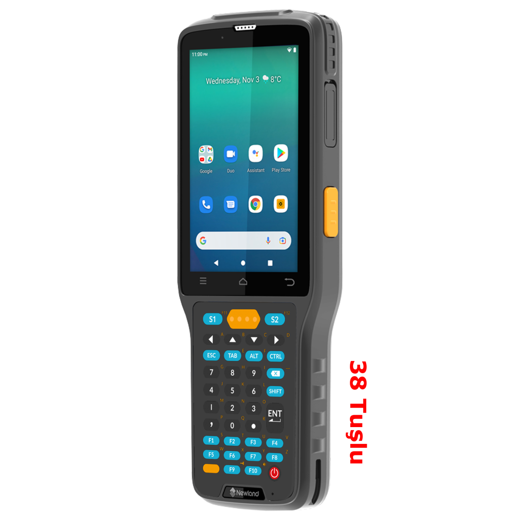 NEWLAND N7-PRO-W4-S3, Cachalot Pro II, Android 11, WiFi, Bluetooth, 4 GB RAM, 64 GB ROM, 2D Karekod, 4" Dokunmatik Ekran, El Terminali