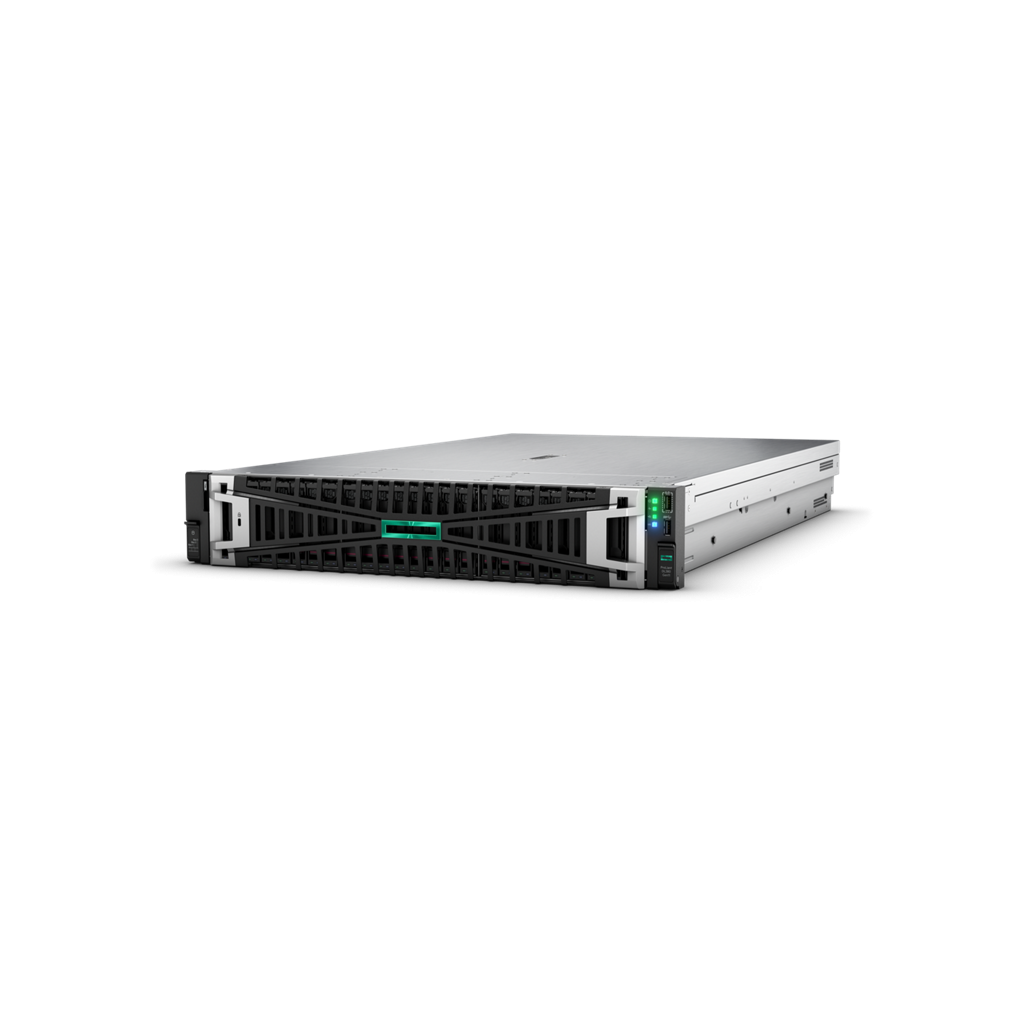 HP P71674-425, DL380, GEN11, Intel Xeon Silver 4510, 64Gb DDR5 RDIMM Ram, 2x960Gb SSD Disk, MR408i-o NC 8SFF, 2x1000W Power, 2U RACK, SERVER