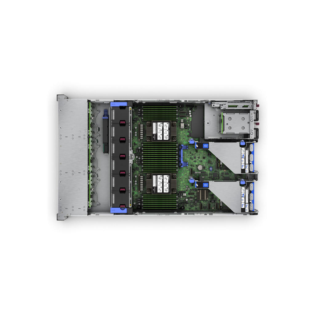 HP P71674-425, DL380, GEN11, Intel Xeon Silver 4510, 64Gb DDR5 RDIMM Ram, 2x960Gb SSD Disk, MR408i-o NC 8SFF, 2x1000W Power, 2U RACK, SERVER