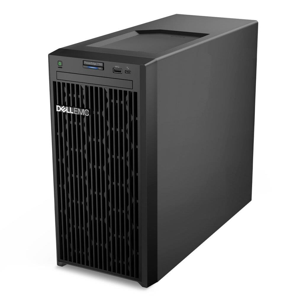 DELL PET150SPL3_UPG-B, T150, Intel Xeon E-2314, 32Gb ECC UDIMM Ram, 1x1Tb SSD, 1x2Tb HDD, 1x300W Power, Windows Server 2022, Essentials, TOWER, SERVER (6207955)
