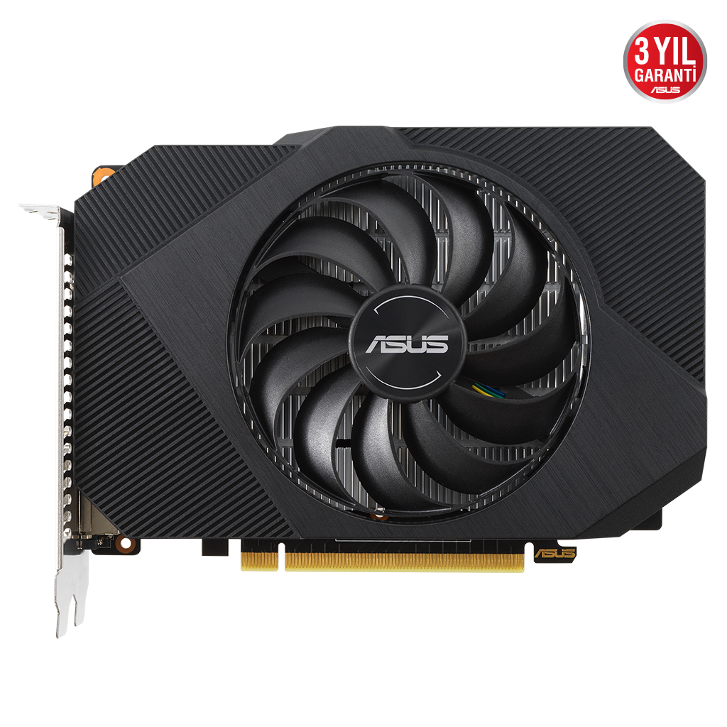 ASUS PHONEIX PH-GTX1650-O4GD6-P, 4Gb, GDDR6, 128Bit, 1xDVI, 1xHDMI, 1xDP, GAMING Ekran Kartı