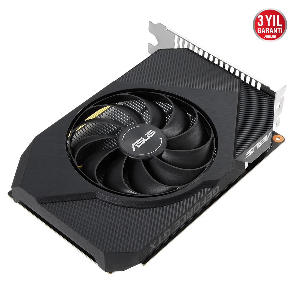 ASUS PHONEIX PH-GTX1650-O4GD6-P, 4Gb, GDDR6, 128Bit, 1xDVI, 1xHDMI, 1xDP, GAMING Ekran Kartı