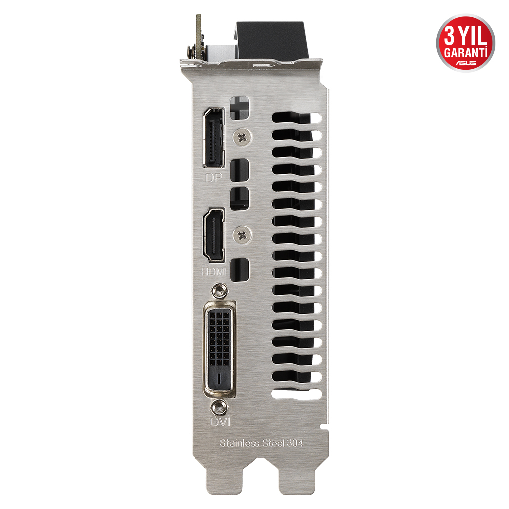 ASUS PHONEIX PH-GTX1650-O4GD6-P, 4Gb, GDDR6, 128Bit, 1xDVI, 1xHDMI, 1xDP, GAMING Ekran Kartı