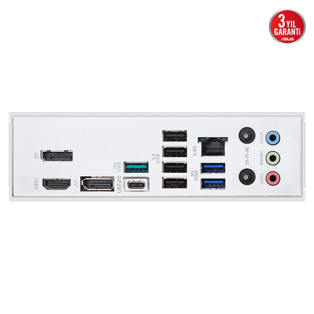 ASUS PRIME B860M-A WI-FI, 4xDDR5 2x M.2, HDMI, 2xDP, Wİ-Fİ 6E, Bluetooth v5.3, Type-C, Intel Core Ultra CPU(Seri 2), LGA1851 Soket Anakart