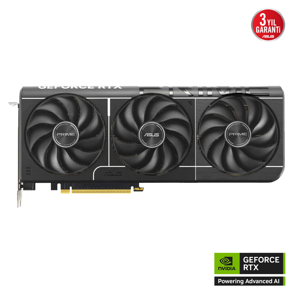 ASUS PRIME-RTX5070-12G, 12Gb, 192Bit, GDDR7, 1xHDMI, 3xDP GAMING Ekran Kartı