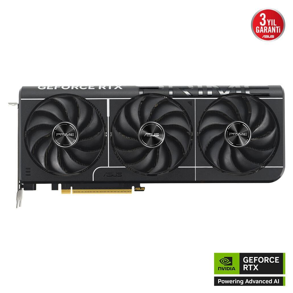 ASUS PRIME RTX5070TI-O16G, 16Gb, 256Bit, GDDR7, 1xHDMI, 3xDP GAMING Ekran Kartı