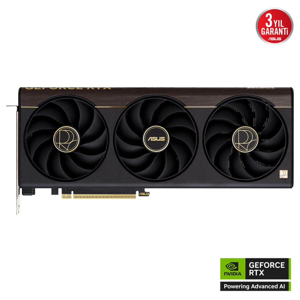 ASUS PROART-RTX5070TI-O16G, 16Gb, 256Bit, GDDR7, 1xHDMI, 2xDP, 1xType-C, GAMING Ekran Kartı