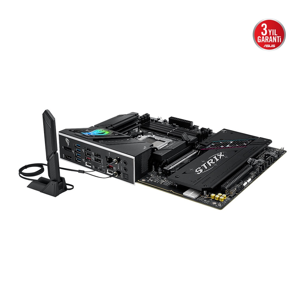 ASUS ROG STRIX B850-F GAMING WIFI, 4xDDR5, 4x M2, HDMI, DP, 2xType-C, Wi-Fi 7, Bluetooth v5.4, AMD Ryzen 9000 Serisi, AM5 Soket Anakart