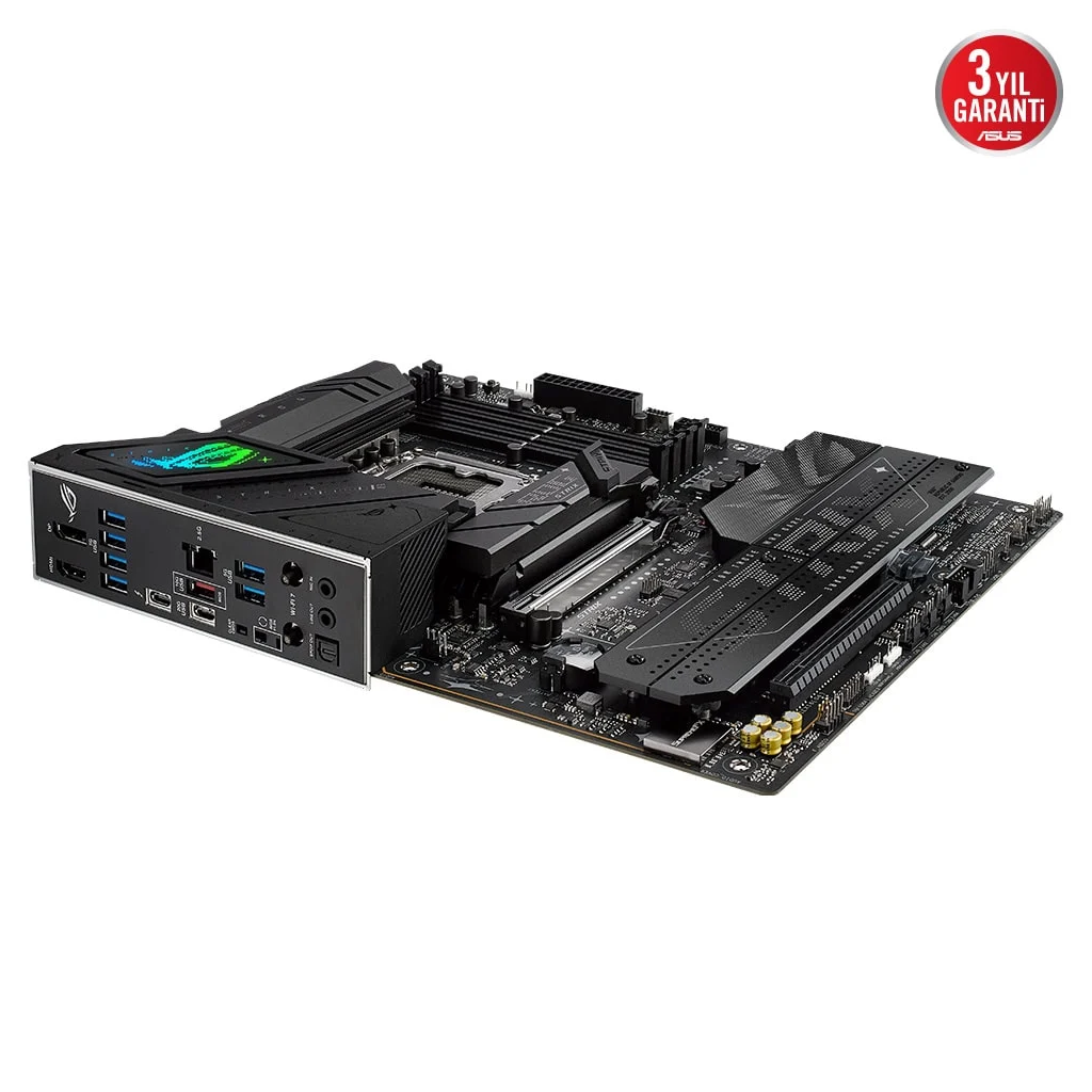 ASUS ROG STRIX B860-F GAMING WIFI, 4xDDR5, 4xM.2, HDMI, DP, Type-C, Wi-Fi 7, Bluetooth v5.4, Intel Core Ultra CPU(Seri 2), LGA1851 Soket, Gaming Anakart