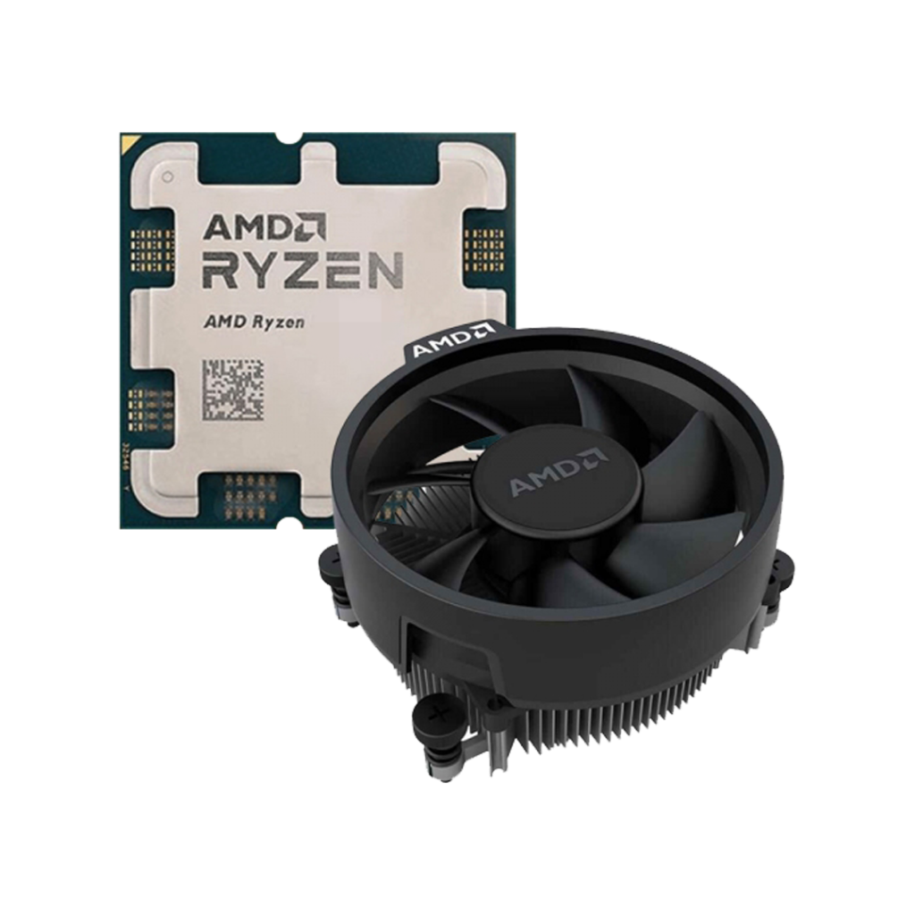 AMD RYZEN 5 7500F 6 Core, 3,7-5.00GHz, 38Mb Cache, 65W,  AM5 Soket, MPK, (Dahili Grafik YOK, Fan VAR) TÜRKİYE Distibütör GARANTİLİ