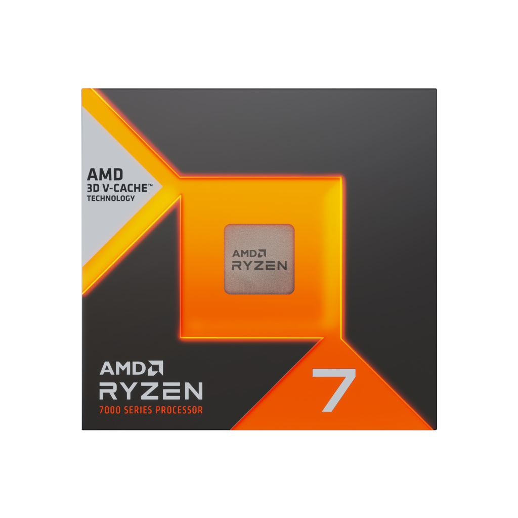AMD RYZEN 7 7800X3D 8 Core, 4,20-5.00GHz, 104Mb Cache, 120W,  AM5 Soket, BOX (Kutulu) (Dahili Grafik VAR, Fan YOK)