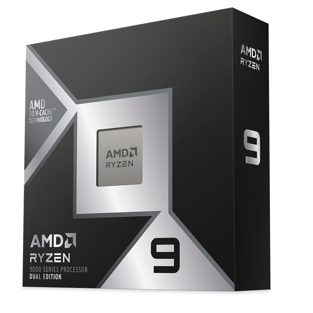 AMD RYZEN 9 9950X3D2 Dual Edition 16 Core, 4,30-5.60GHz, 208Mb Cache, 200W,  AM5 Soket, BOX (Kutulu) (Dahili Grafik VAR, Fan YOK)