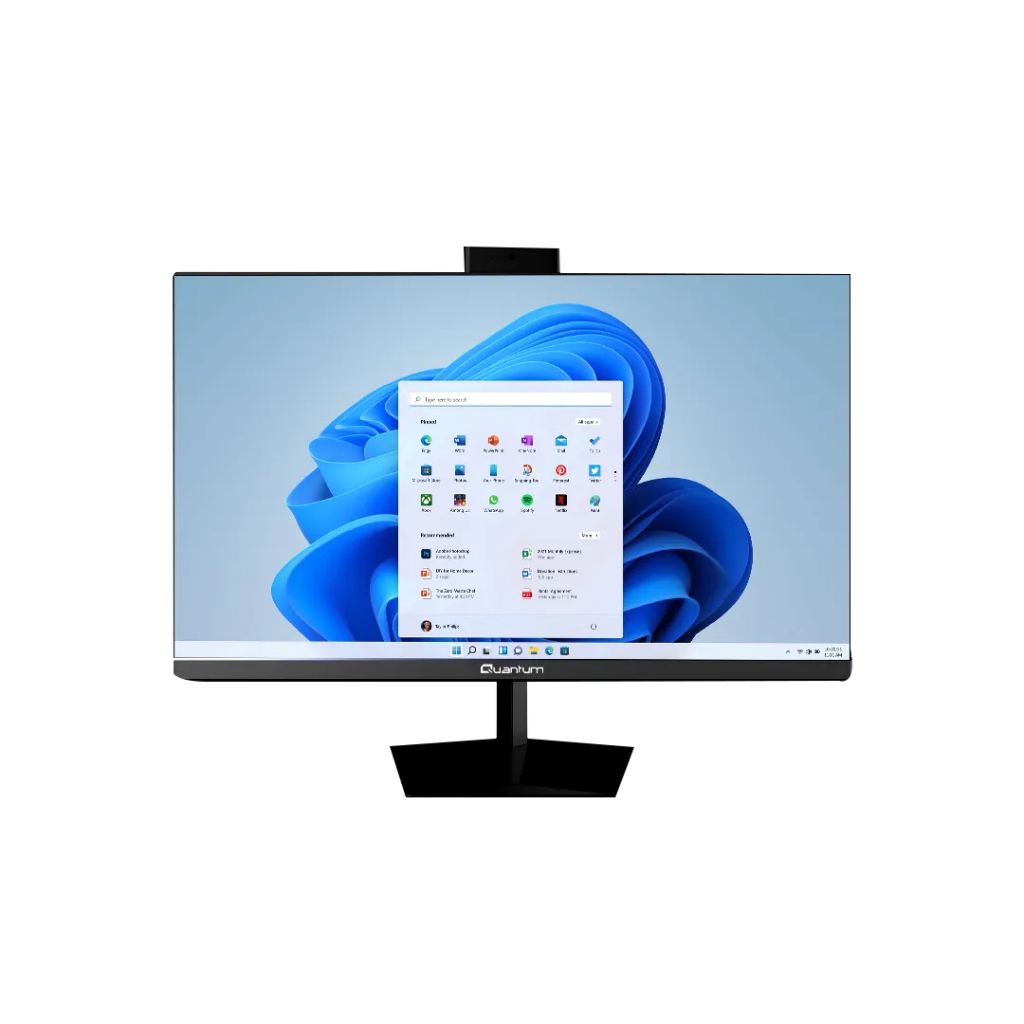 QUANTUM Pulse One SA3204, Ryzen 3 4350G, 23,8&quot;  FHD Ekran, 16Gb Ram, 512Gb SSD, Wi-Fi+BT, HDMI, DP, Type-A, Type-C, Paylaşımlı Ekran Kartı, Free Dos, All In One PC, (Black)