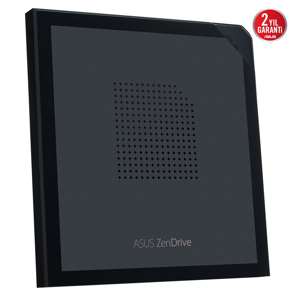 ASUS SDRW-08V1M-U ZenDrive, Usb Type-C External, Siyah, Slim, Optik Okuyucu