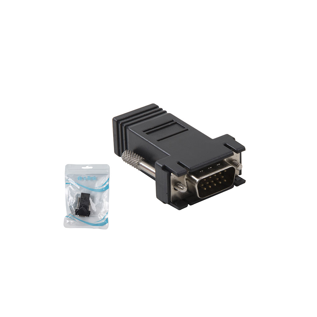 S-LINK SL-15RJ45 VGA 15M To RJ45 Çevirici Adaptör