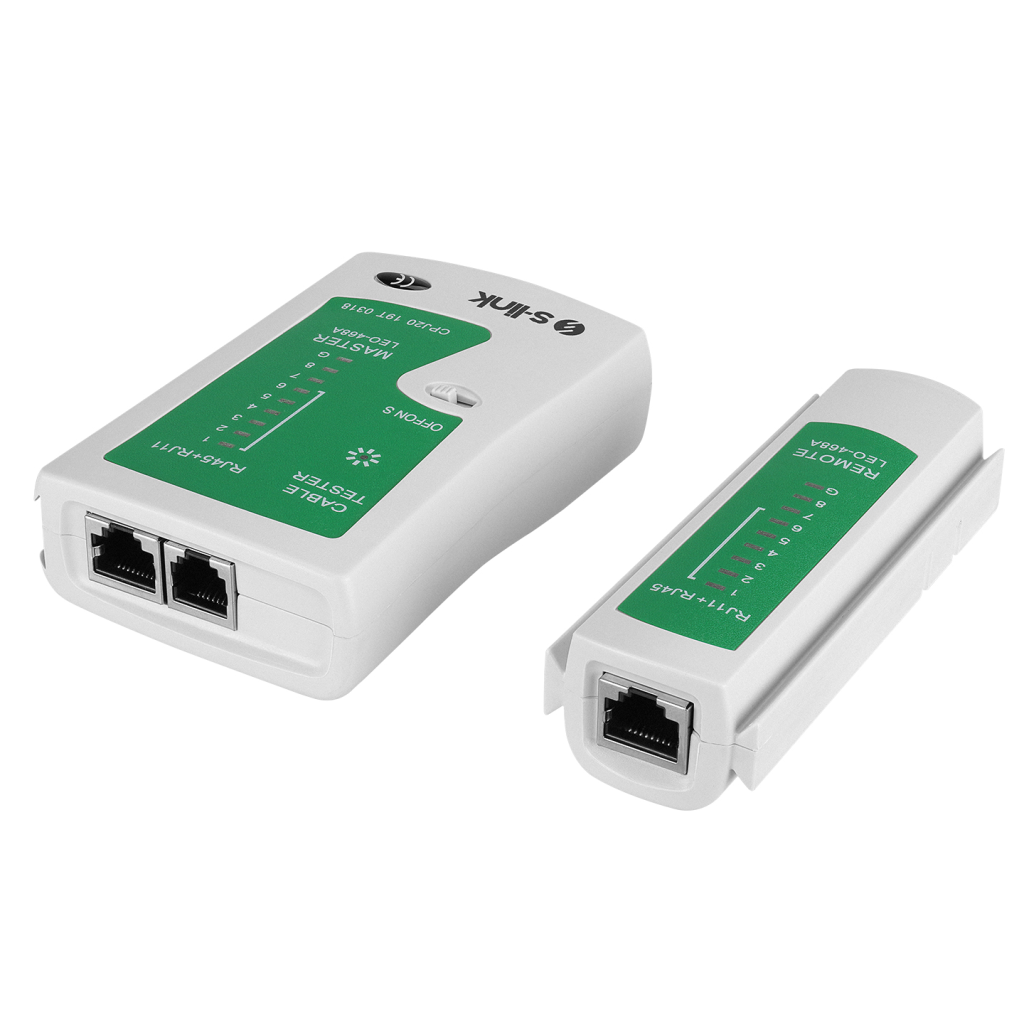 S-LINK SL-468, RJ45 ve RJ11 Tester, Kablo Test Cihazı