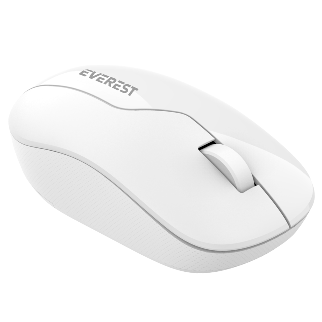 EVEREST SMW-973, Beyaz, USB Nano 2,4G Kablosuz, 1200dpi, Optik, 4 Tuşlu, Mouse