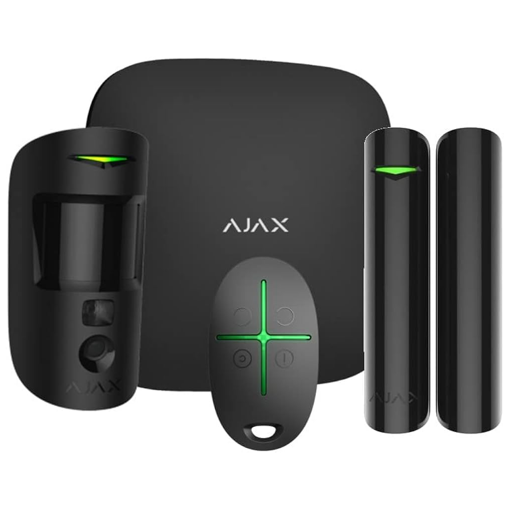 AJAX  StarterKit Cam, Kablosuz, Alarm Kiti, SİYAH