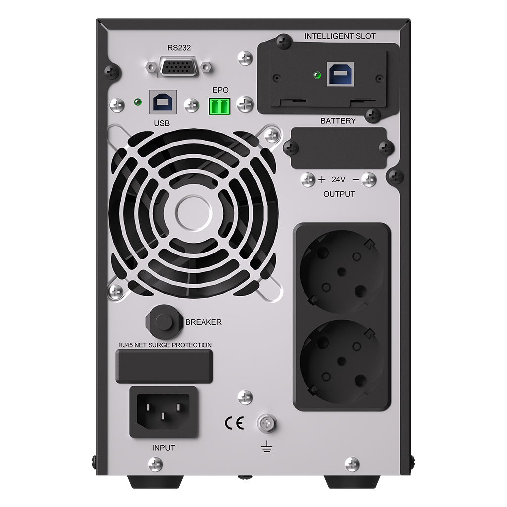 TESCOM NeoLine 1000, 1 KVA Online 1F/1F UPS,  (900040100) (2x9A Akü)