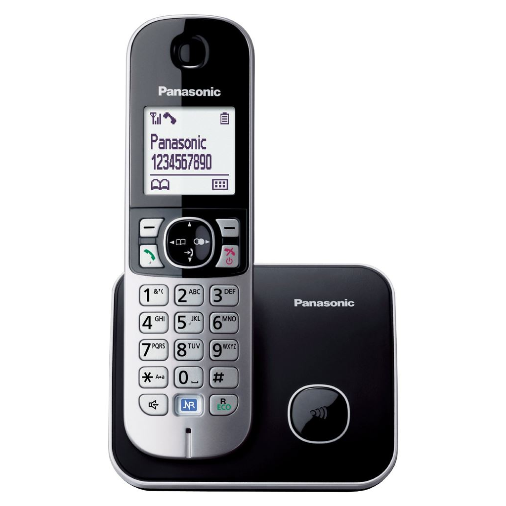 PANASONIC KX-TG6811 TELSİZ TELEFON (Gri) 18 Saat Konuşma, 170 Saat Bekleme, 120 Kişilik Rehber