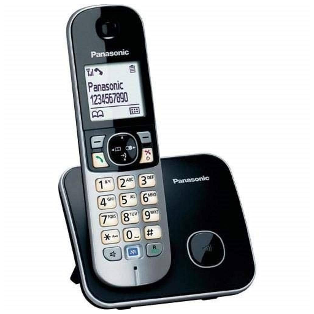 PANASONIC KX-TG6811 TELSİZ TELEFON (Gri) 18 Saat Konuşma, 170 Saat Bekleme, 120 Kişilik Rehber