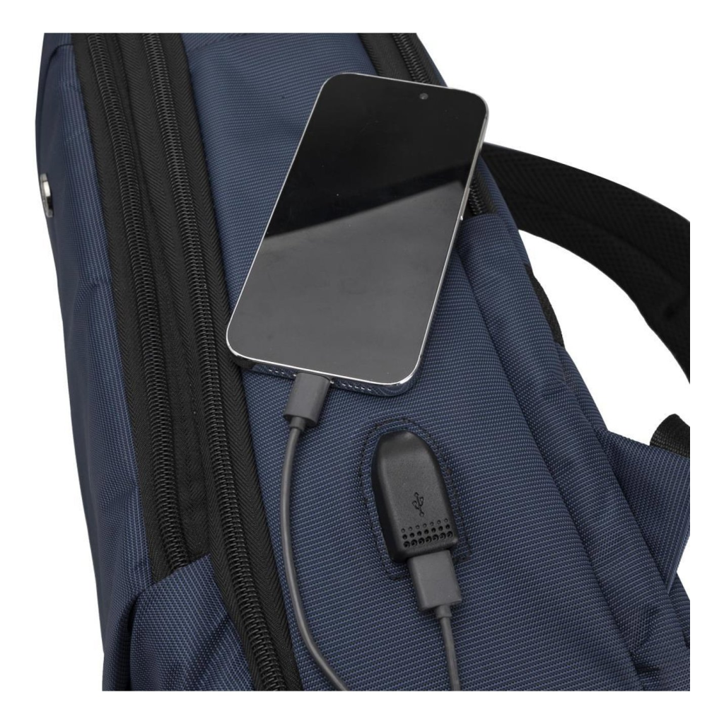 PLM Torino-USB, Notebook Sırt Çantası, 15,6&quot;, Lacivert