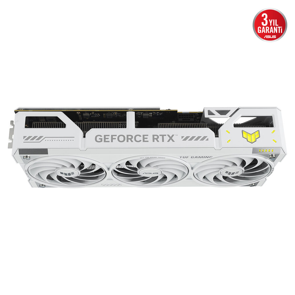 ASUS TUF-RTX5070TI-O16G-WHITE-GAMING, 16Gb, 256Bit, GDDR7, 2xHDMI, 3xDP GAMING Ekran Kartı