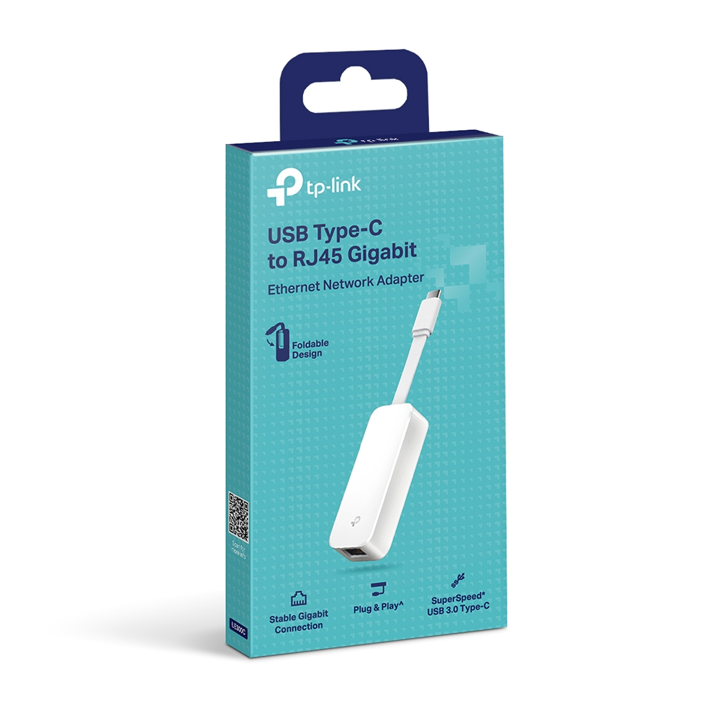 TP-LINK UE300C(UN), GigaBit, Type-C to RJ45, Ethernet Kartı