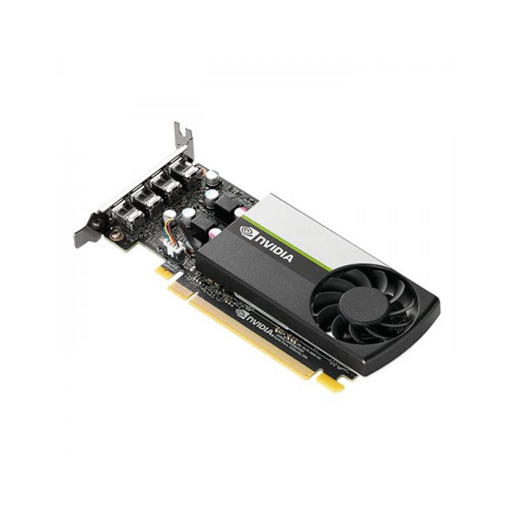 PNY QUADRO VCNT1000-4GB-SB, T1000, 4GB, DDR6, 128Bit, Tek Fan, 4xMini DP, Ekran Kartı